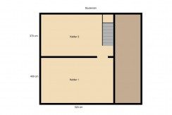 Plattegrond Bleijerheidestraat 122 en 122A souterrain