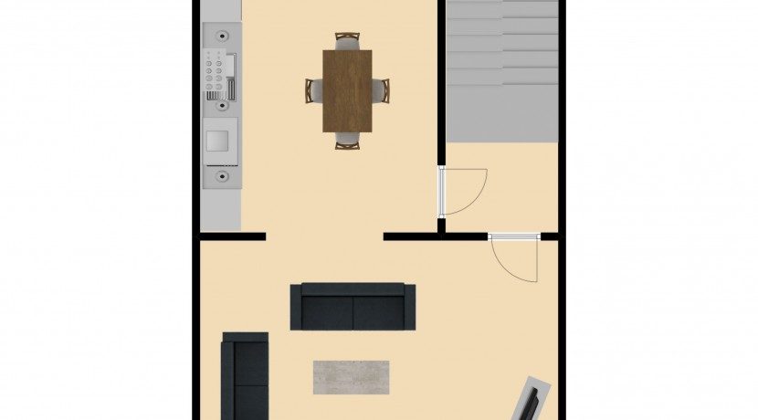 Plattegrond Bleijerheidestraat 122 en 122A verdieping 1