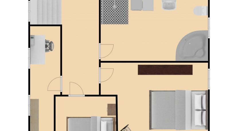 Plattegrond Drievogelstraat 151 A Kerkrade, verdieping 1