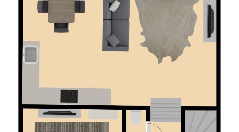 plattegrond begane grond Groot-Nullandstraat 58 Kerkrade