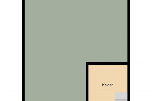 plattegrond souterrain Groot-Nullandstraat 58 Kerkrade