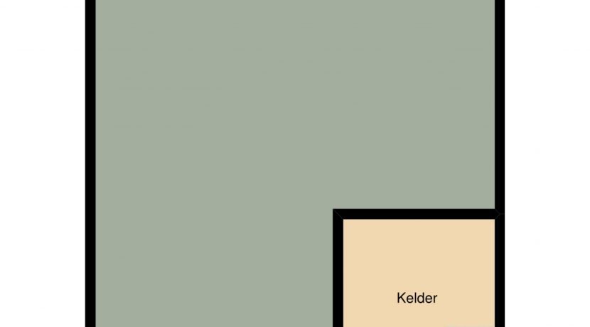 plattegrond souterrain Groot-Nullandstraat 58 Kerkrade