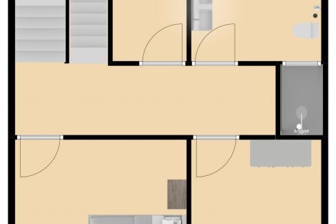 Plattegrond Nieuwstraat 159 Kerkrade verdieping 1