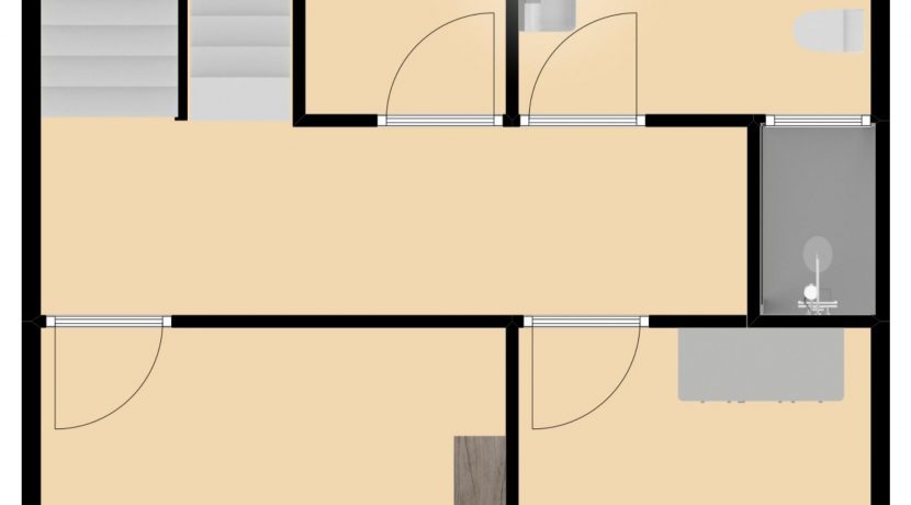 Plattegrond Nieuwstraat 159 Kerkrade verdieping 1