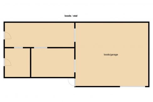 Maria Gorettistraat 7 Krd_plattegrond_Loods-stal