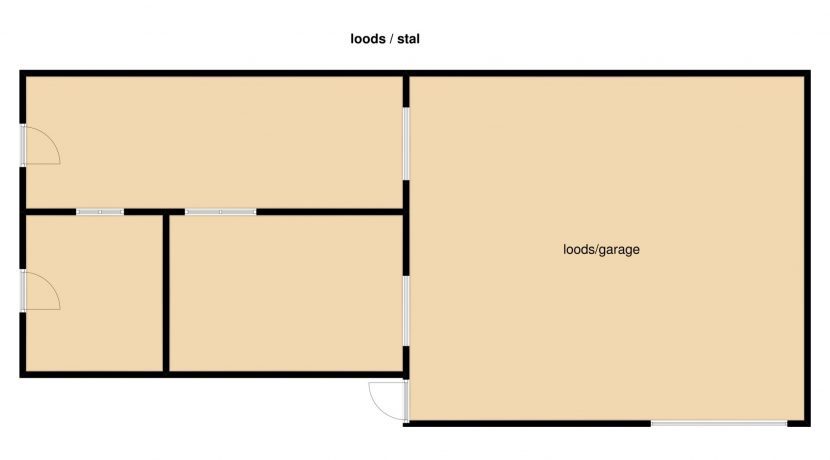 Maria Gorettistraat 7 Krd_plattegrond_Loods-stal