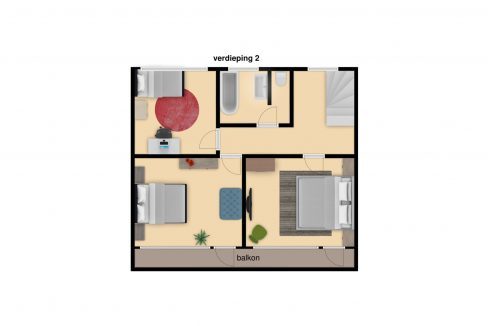 Maria Gorettistraat 7 Krd_plattegrond_verdieping 2