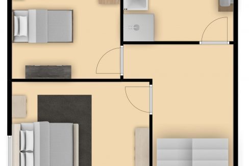 Groene Kruisstraat 15 Kerkrade_plattegrond Verdieping 1