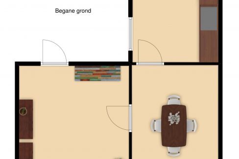 Plattegrond Veldhofstraat 180 Eygelshoven_Begane grond