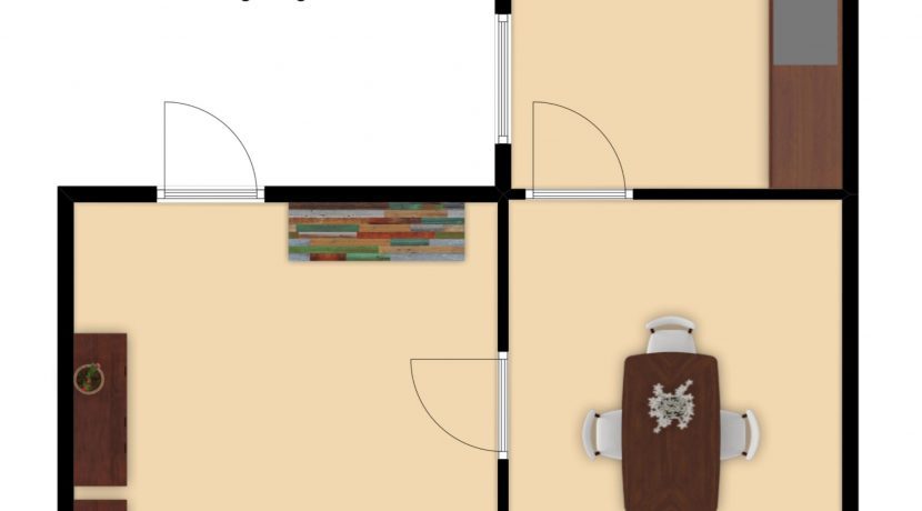 Plattegrond Veldhofstraat 180 Eygelshoven_Begane grond