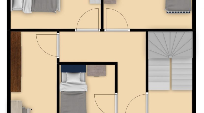 Plattegrond Veldhofstraat 180 Eygelshoven_Verdieping 1