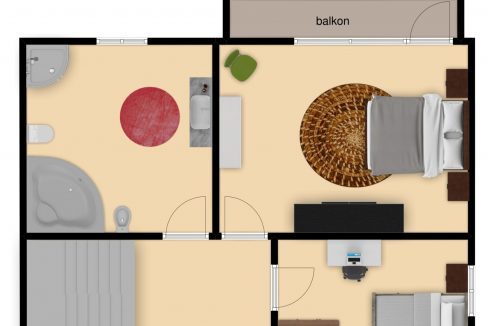 Locht 161 Krd_plattegrond verdieping
