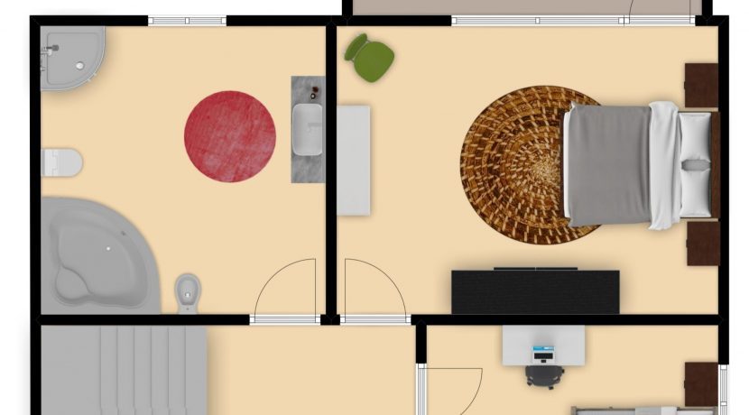Locht 161 Krd_plattegrond verdieping