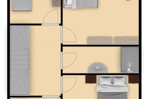 Plattegrond Chaineuxstraat 4 Kerkrade_Verdieping 1