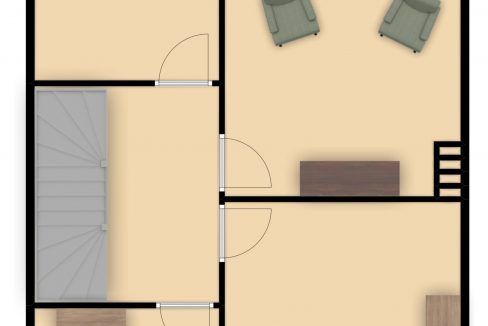 Plattegrond Chaineuxstraat 4 Kerkrade_Verdieping 2