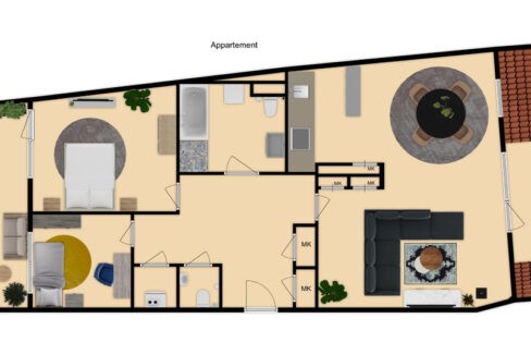 Plattegrond - Ambachtsstraat 2 i Kerkrade