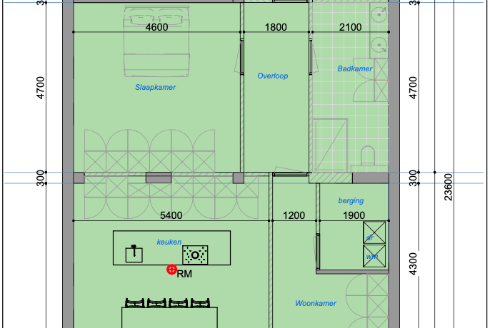 Nieuwe plattegrond